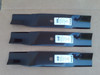 Blades for Cub Cadet Enforcer, Recon, Tank, Z Force 48" Cut 01005336, 01005336P, 02005017, 742-04417, 942-04417 Made In USA, Hi Lift Blade Set of 3