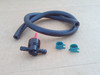 Fuel Line with Shut Off Valve for Briggs and Stratton 692008 698183 Craftsman John Deere MTD Troy Bilt &