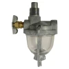 Glass Gas Fuel Filter Sediment Bowl Assembly for John Deere 420 430 440 1010 320 330 40 M AM3100T AT326991