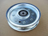 Flat Idler Pulley for Ferris 1521002, 5021002, 15-21002 OD: 4-5/8", ID: 3/8" Made In USA