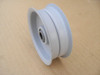 Flat Idler Pulley for Exmark 1303076 1323285 1308362 1-303076 1-323285 Height: 1-1/8 " ID: 3/8 " OD: 3-1/8 "