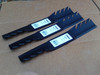 Mulching Toothed Blades for Wright Mfg 71440002 PL4205 Blade set of 3