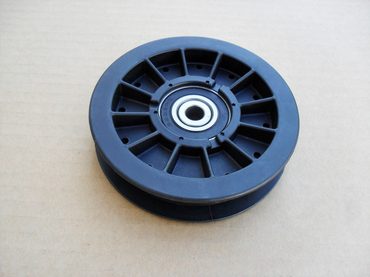 Flat Idler Pulley for Exmark Quest 1093397, 1093397 ID 3/8" OD 41/8"
