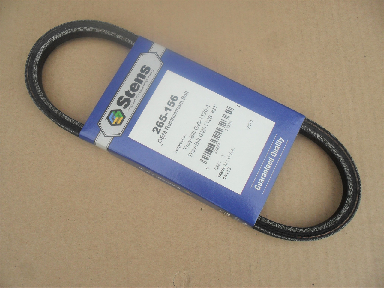 Troy-Bilt OEM sostituisce la cinghia di trasmissione 1128, 1128-1