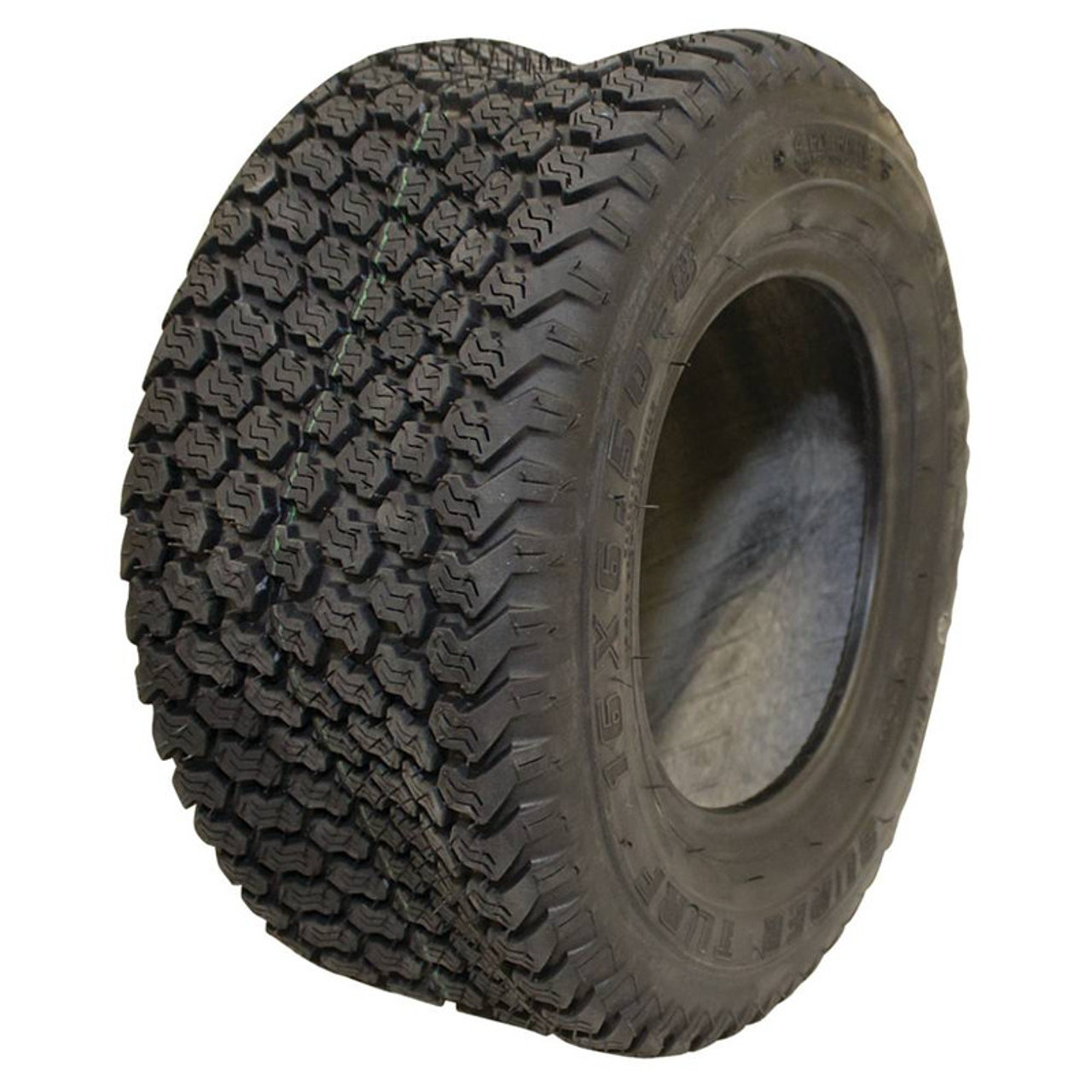 Tire 16x6.50-8 Tubeless 4 Ply Toro 104-6322 1046322 Carlisle 5114011 Kenda 105000860B1 24191074