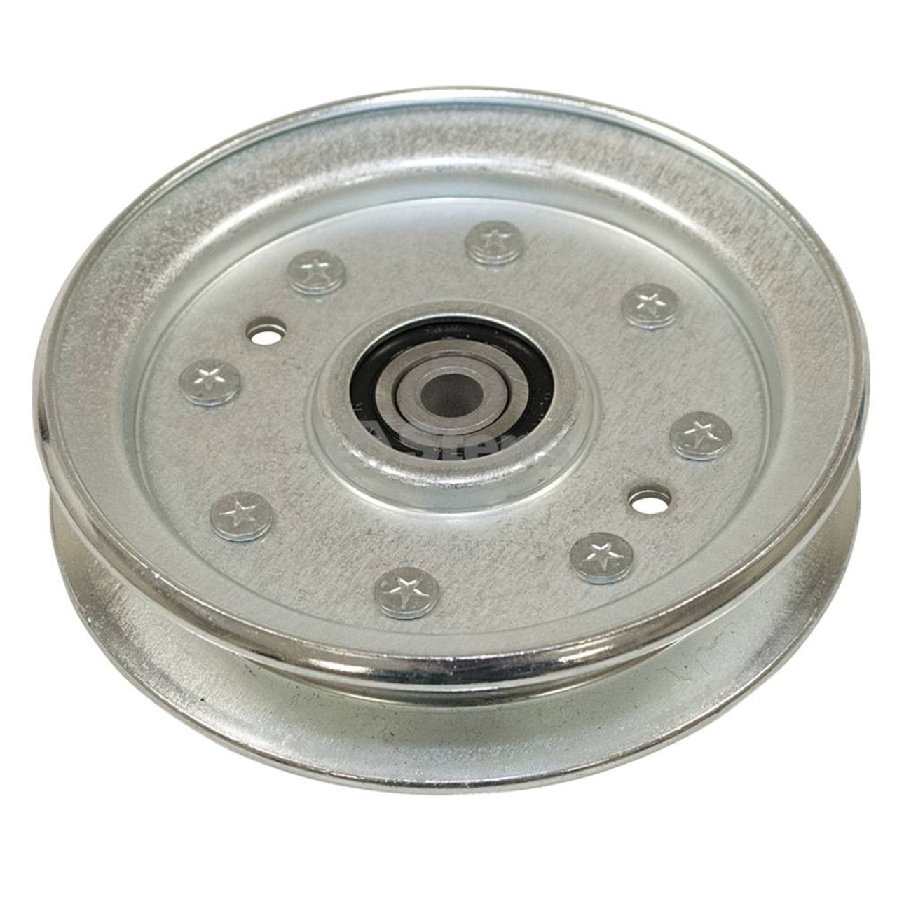 Idler Pulley for Simplicity Wonderboy 171247, 171247SM, 2171247, 2171247SM, lawn mower, snowblower, Height: 1-3/16" ID: 3/8" OD: 5"