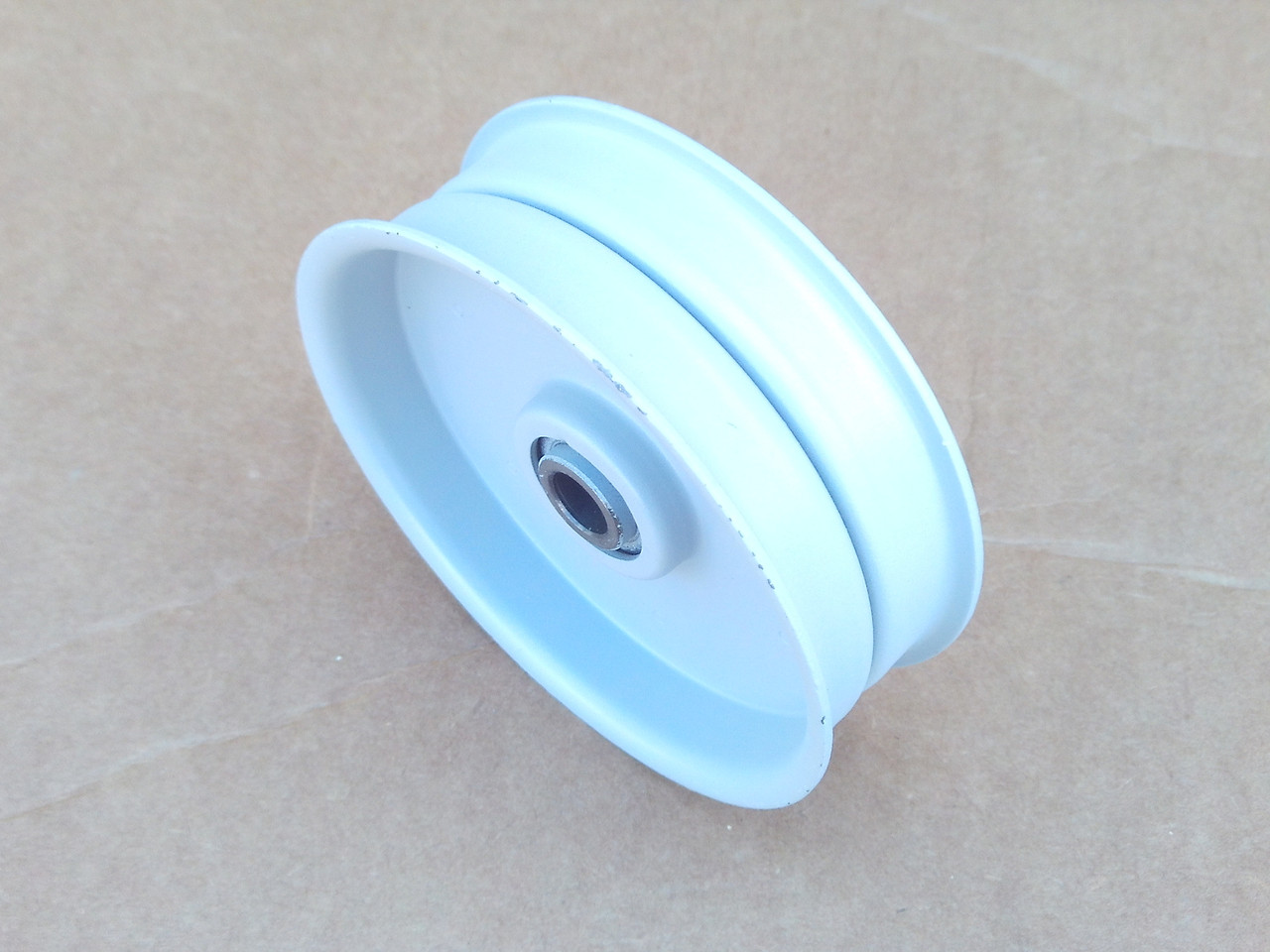 Idler Pulley for Simplicity 164268 164268SM 1685144 1685144SM Flat Height: 1-3/16" ID: 3/8" OD: 3-9/16"