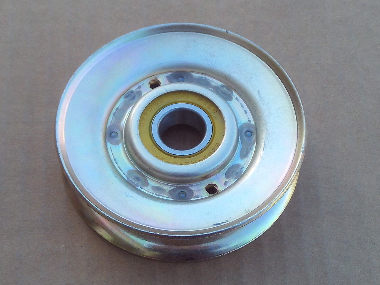 Idler Pulley for John Deere 737, 757, 777, 797, ZTrak, AM118447 Z Trak, OD: 3-3/4", ID: 11/16", Height: 7/8"