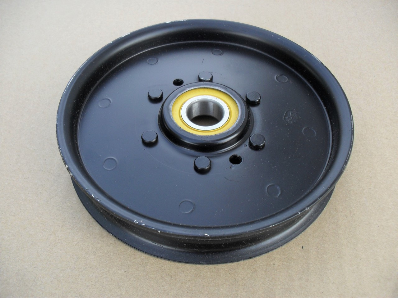 Deck Idler Pulley for John Deere 335, 345, 325, LX88, LX78, G100, Sabre with 48" Cut, AM106627