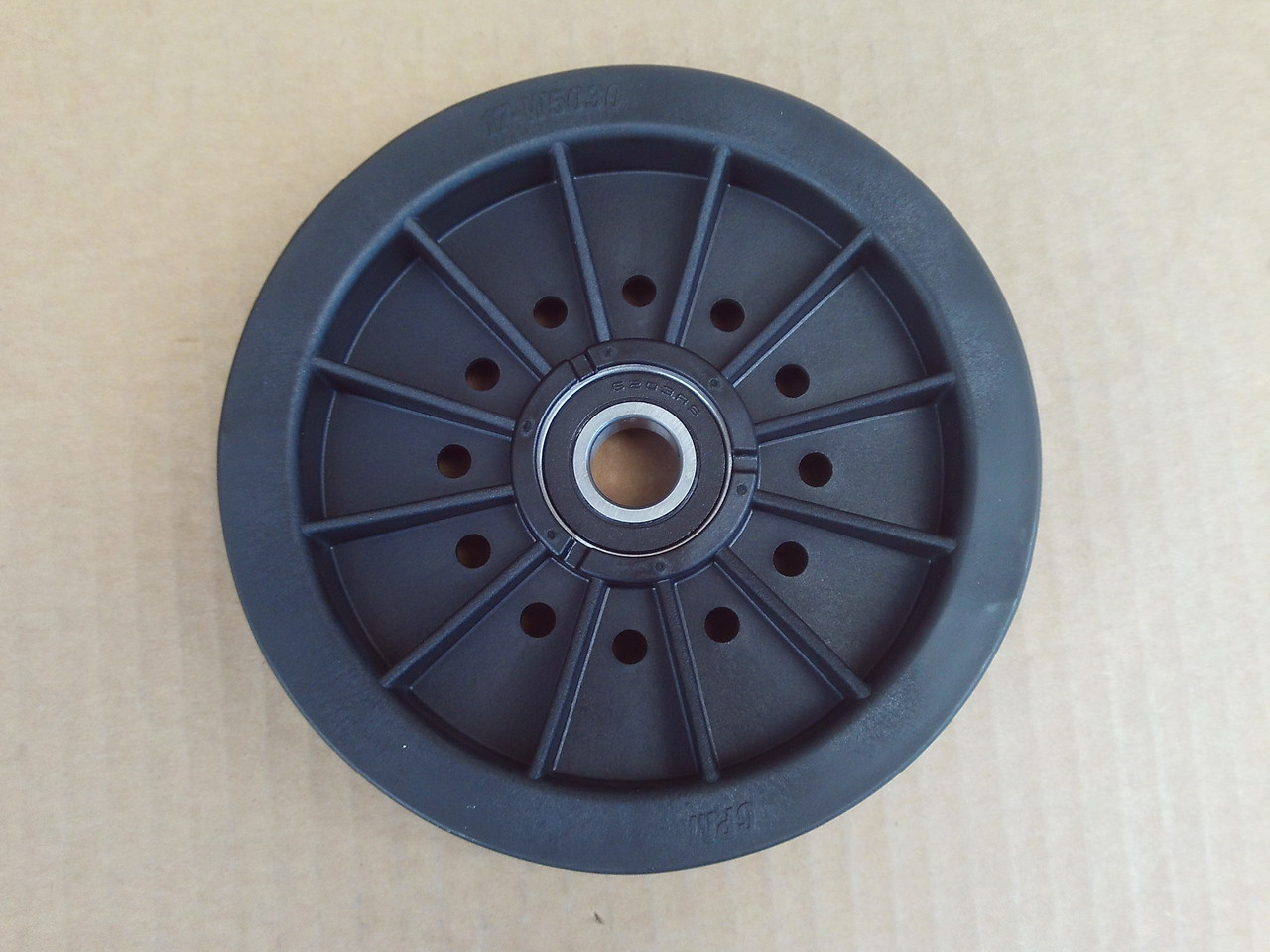 Flat Idler Pulley for Hustler FasTrak, Mini FasTrak 784504 ID: 11/16" OD: 5-7/8"