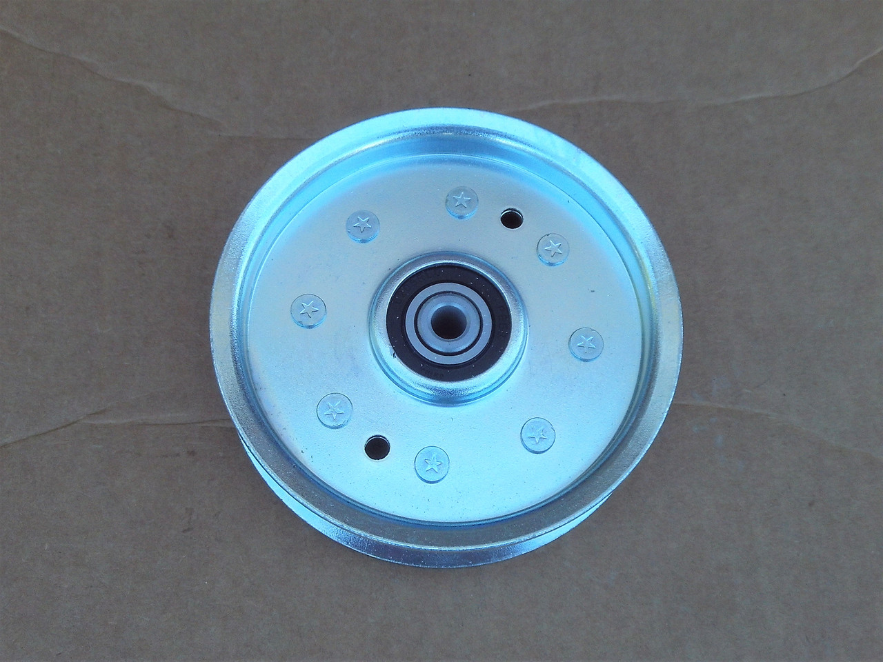 Deck Idler Pulley for Cub Cadet 1515, 1525, GT1222, LT1022, LT1024, RZT17, RZT22, RZT42, RZT50, 756-1229, 756-3005,01000336, 01004081, 1004081 Made In USA, ID: 3/8" OD: 4-15/16"