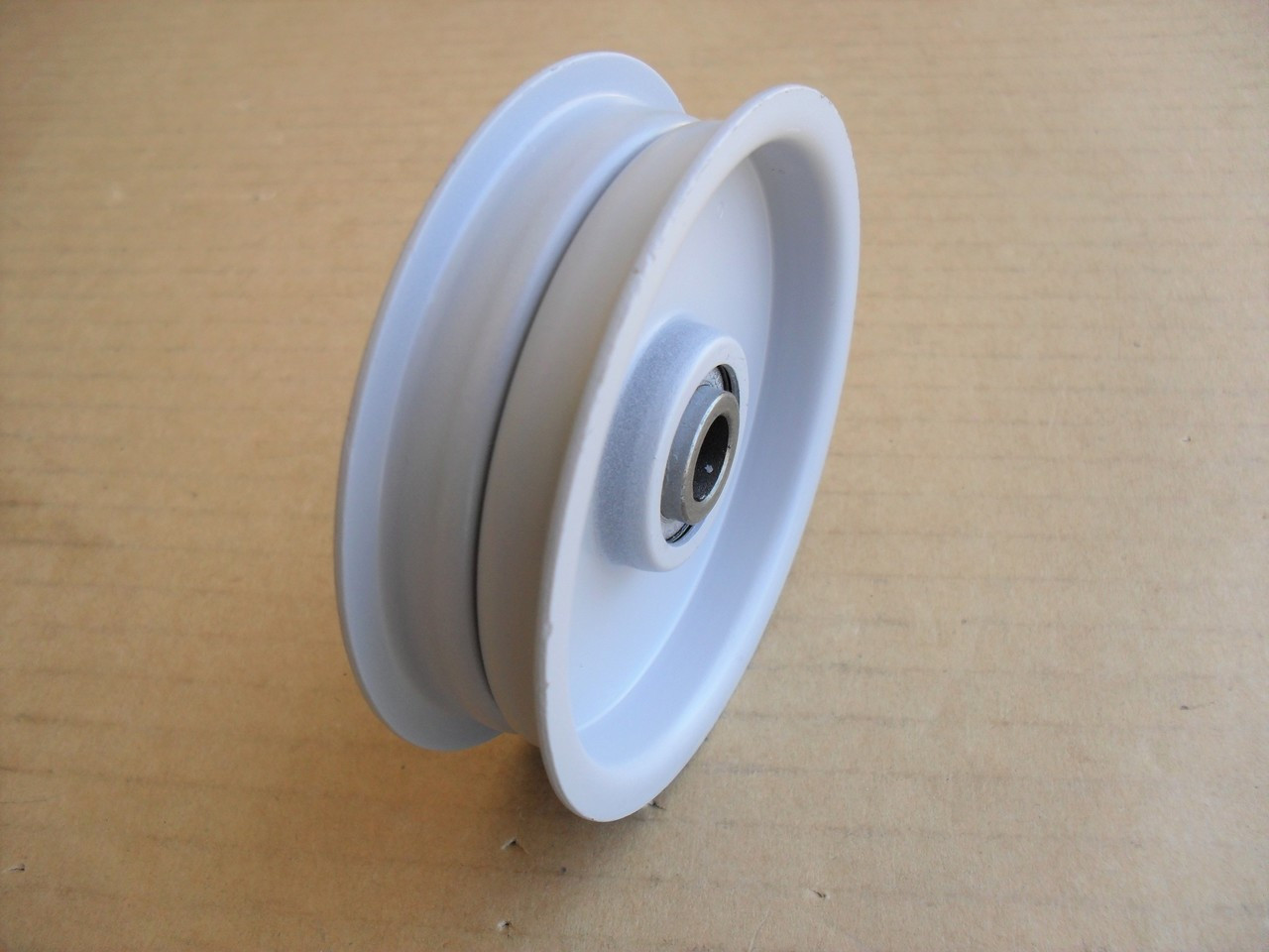 Idler Pulley for Lawn Boy 706364 Lawnboy, Made In USA Height: 7/8" ID: 3/8" OD: 3-1/8"