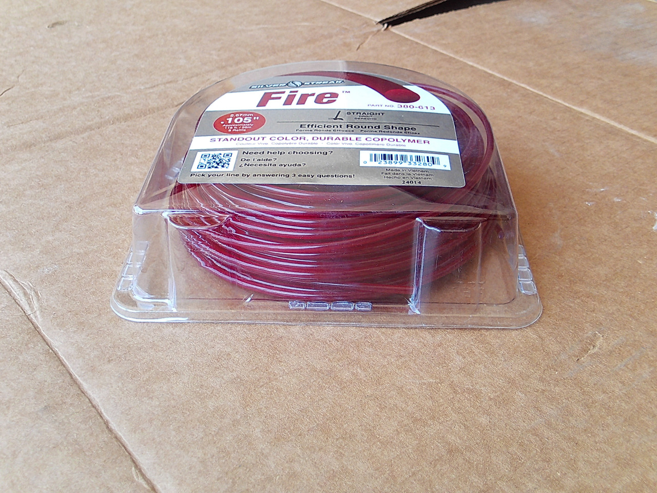 String Trimmer Line # .105 Heavy Duty 118 ft long for Echo Shindaiwa and others 1/2 lb 380-613
