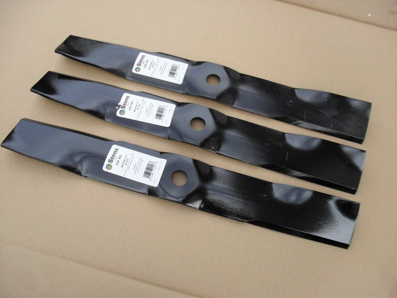 Blades for John Deere 4010 GS25 GS45 GS75 325 to 455 ZTrak F620 54" Cut GY20569 M113518 M115496 M135590 M76467 medium lift