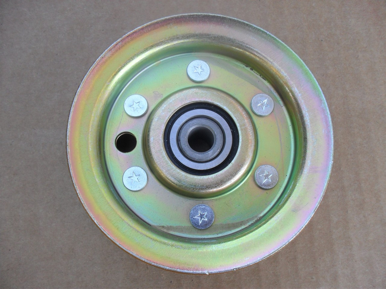 Deck Idler Pulley for AYP Craftsman 104360X 131494 173438 532173438 42" to 44" Cut Height: 1-1/8" ID: 3/8" OD: 3-7/8"