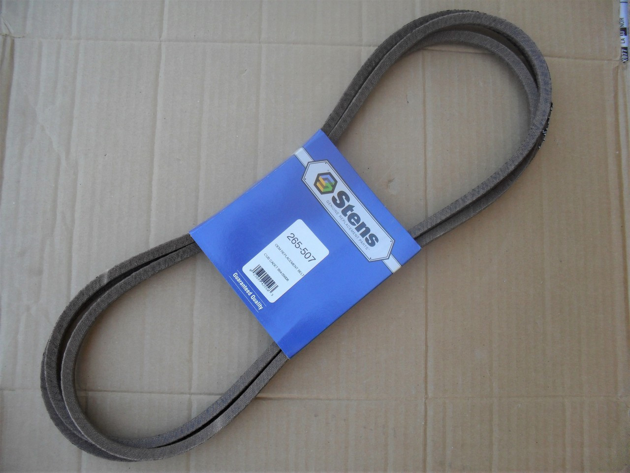 cub cadet rzt 50 deck belt length