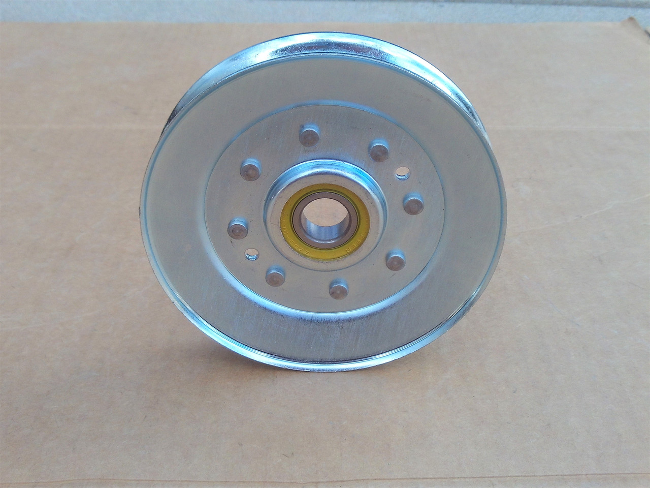 Sheave Idler Pulley for John Deere X300, X300R, X304, X310, X330, X350, X354, X370, AM135957, AM136357, ID: 11/16", OD: 5", Height: 7/8