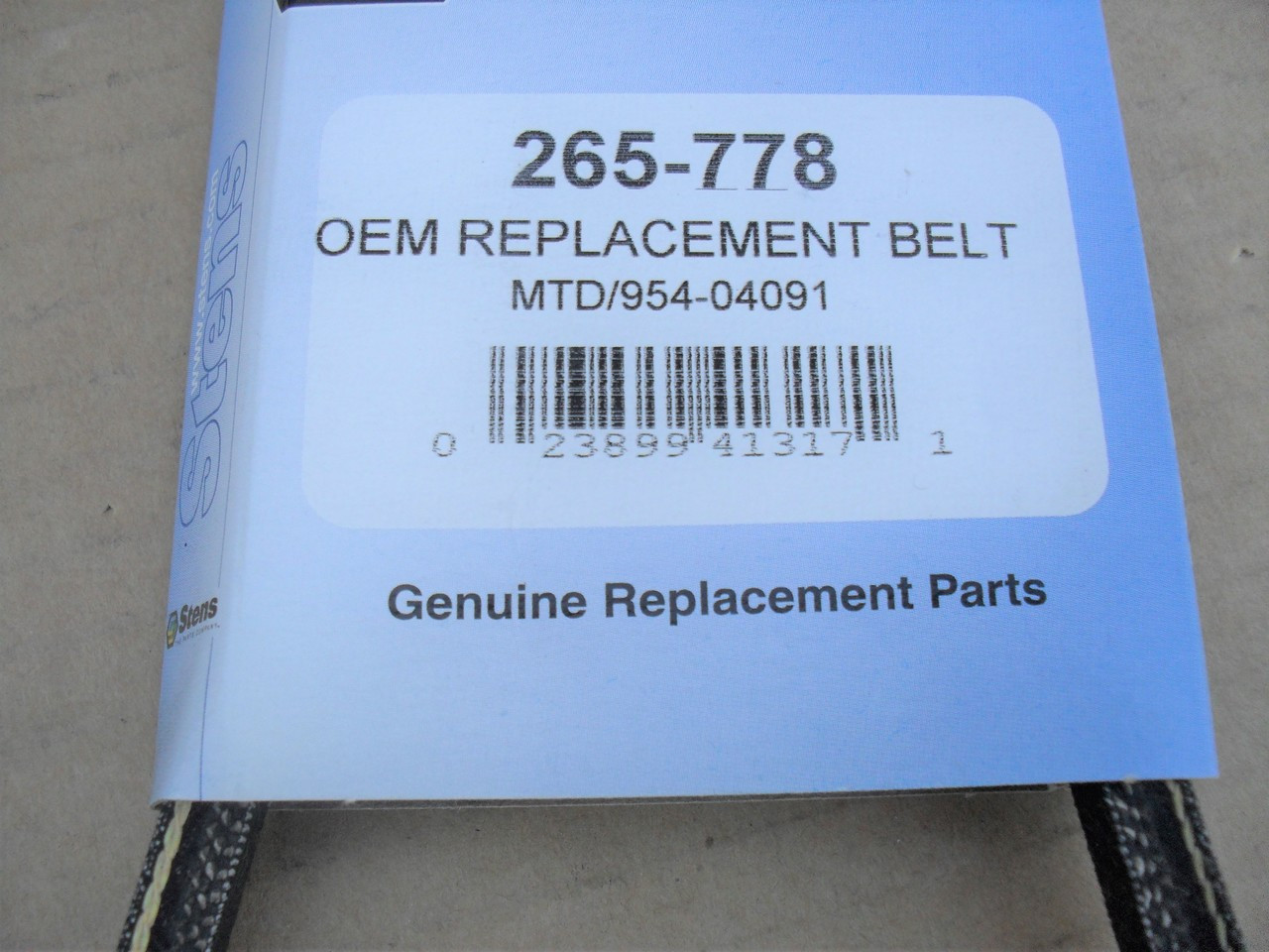 Drive Belt for Cub Cadet RT45 RT75 Tiller Cultivator 754-04091 954-04091 GW1916658 1916658 GW-1916658