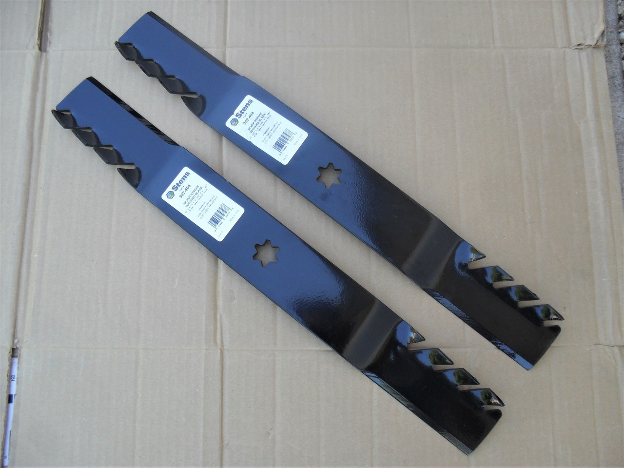 Mulching Blades for Troy Bilt Bronco Mustang Pony RZT42 42" Cut 742-0616 942-0616 942-0616A Toothed Mulcher Blade Set of 2