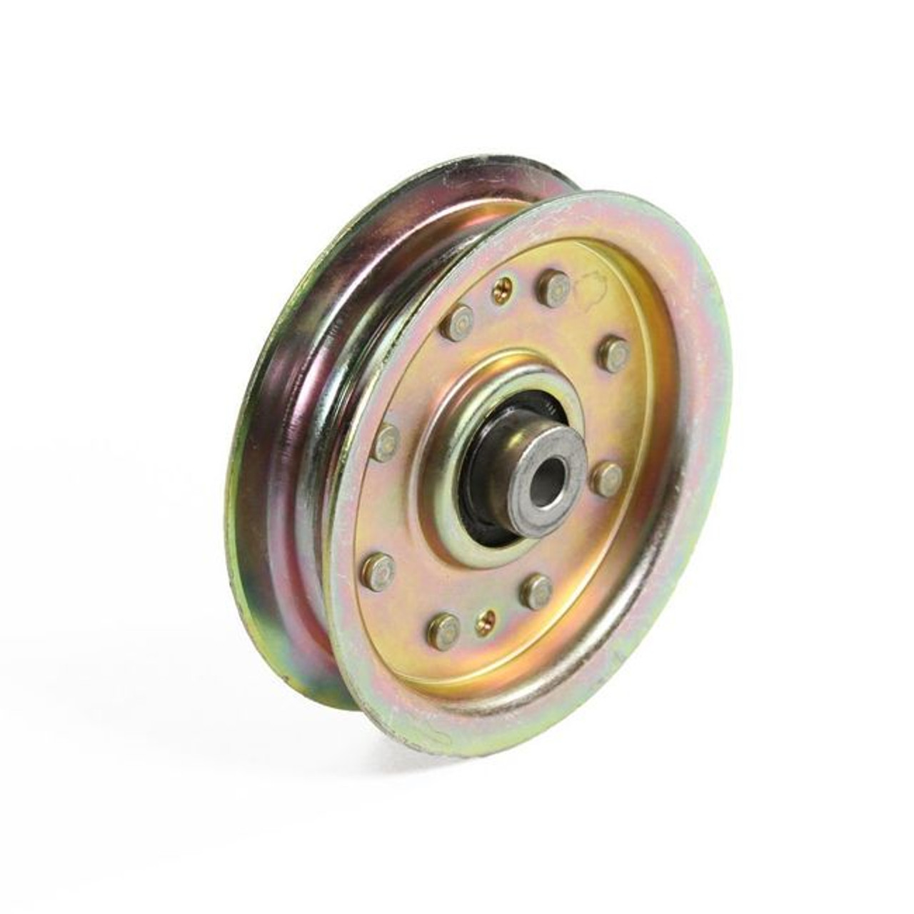 Deck Idler Pulley for AYP, Craftsman GT5000, Husqvarna, Poulan 151831, 173981, 532173981 Width: 4-1/2" Center hole: 3/8"