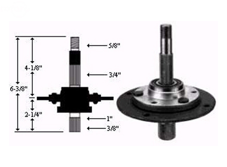 Deck Spindle for MTD 46