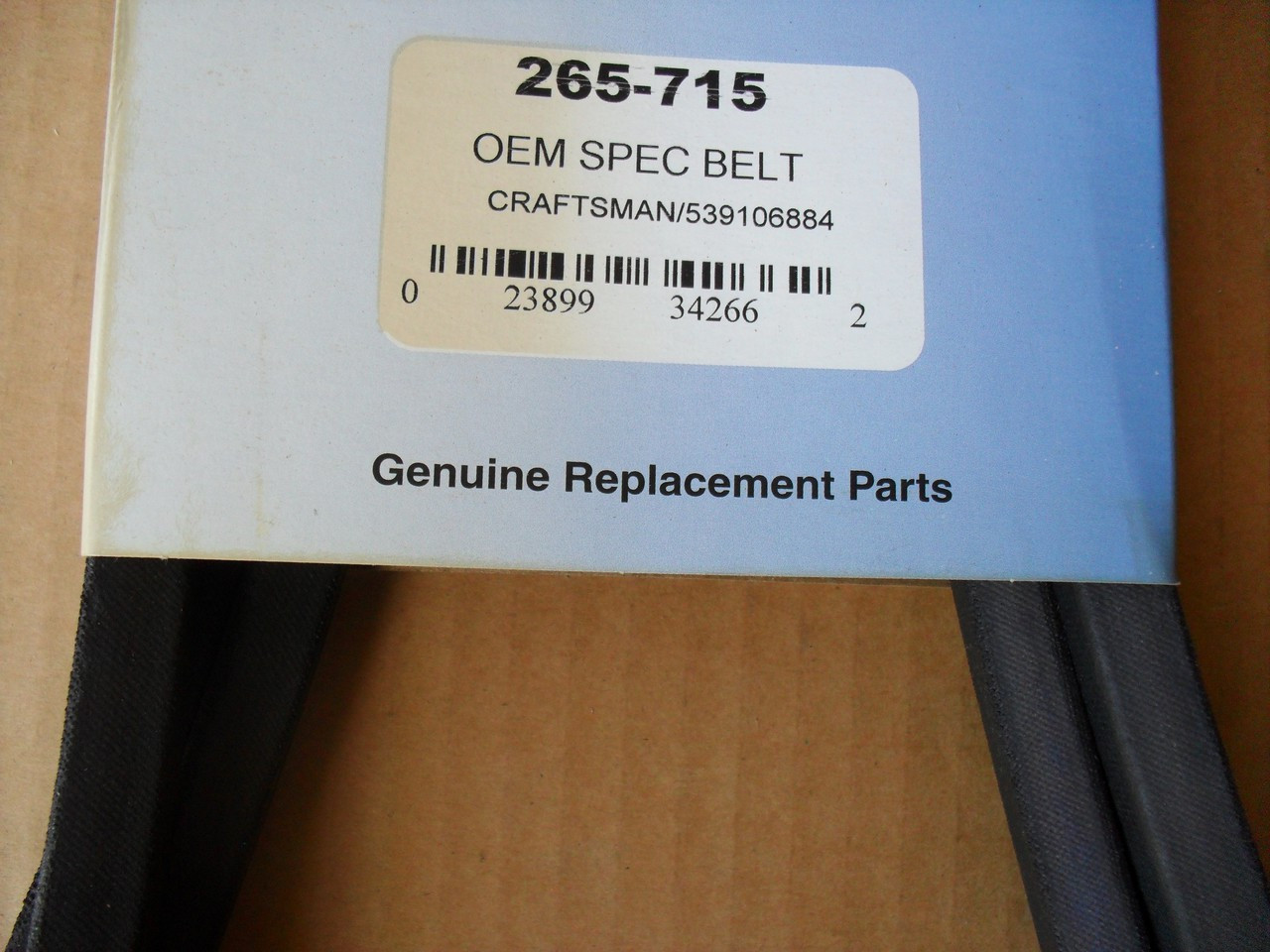 Deck Belt for AYP Craftsman 106884 510201201 539106884
