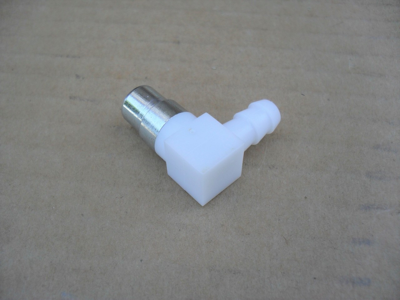 Plastic Elbow Fitting for Tecumseh Carburetor Fuel Gas Line 631807 Made