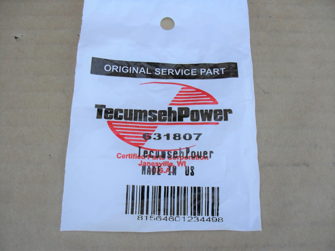 Plastic Elbow Fitting for Tecumseh Carburetor Fuel Gas Line 631807 Made