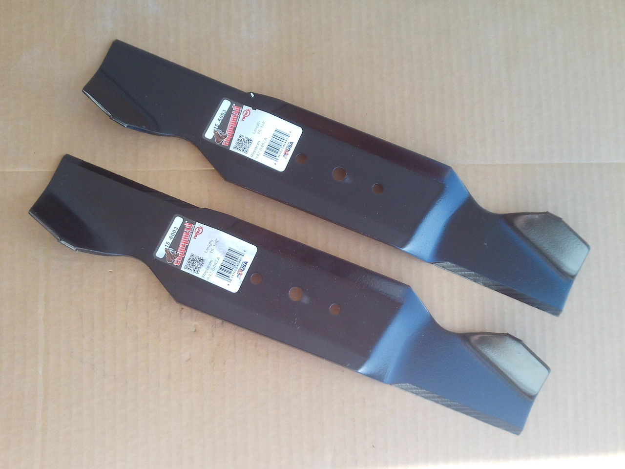 Blades for MTD 32" Cut 742-0477 742-0480 742-0487 742-0487A 742-0506A 942-0487 942-0487A 942-0506 Hi Lift Blade Set of 2
