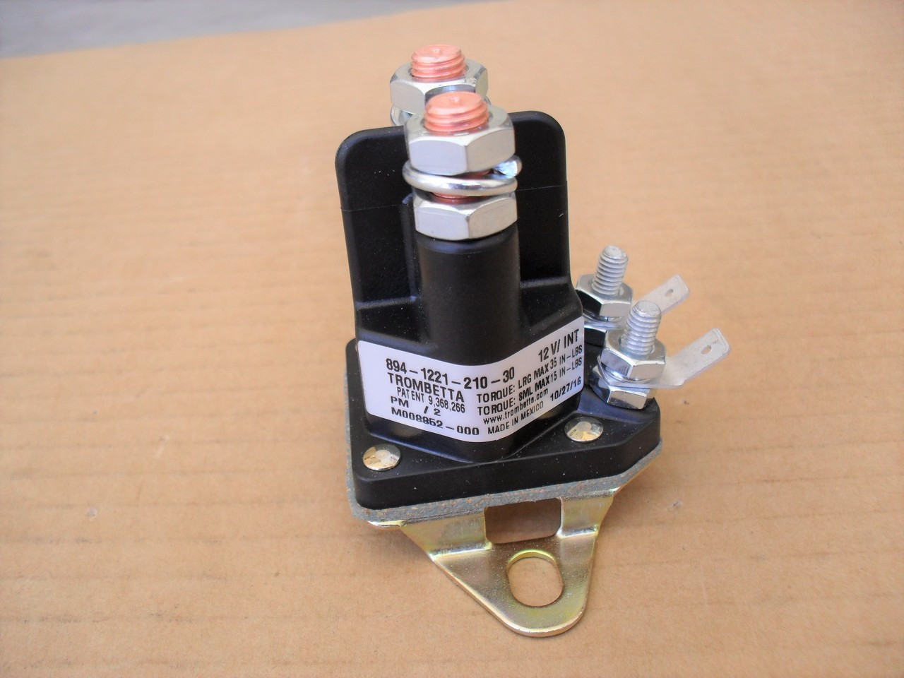 The ROP Shop Starter Solenoid fits Gravely 1232-G 1238-G 1232-H 1238-H 22-H 24-G 30-H Mowers