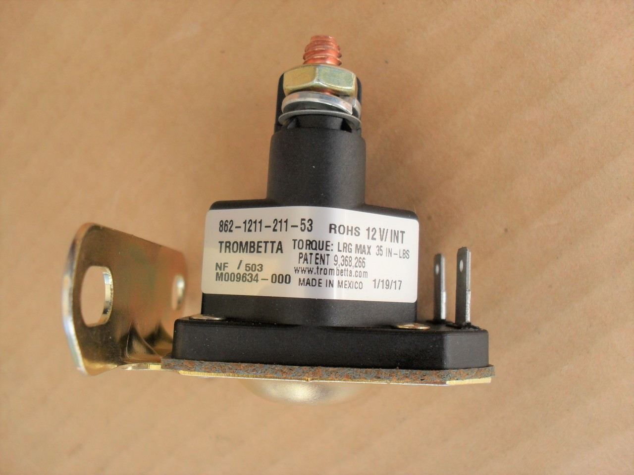 Starter Solenoid for John Deere Scotts D110 L100 L105 L108 L110 L111 L118 L120 L130 LA100 LA105 LA110 LA115 LA120 LA125 LA130 LA135 LA140 LA145 LA150 LA155 LA165 LA175 X110 AM138068 AUC15346 GY22476