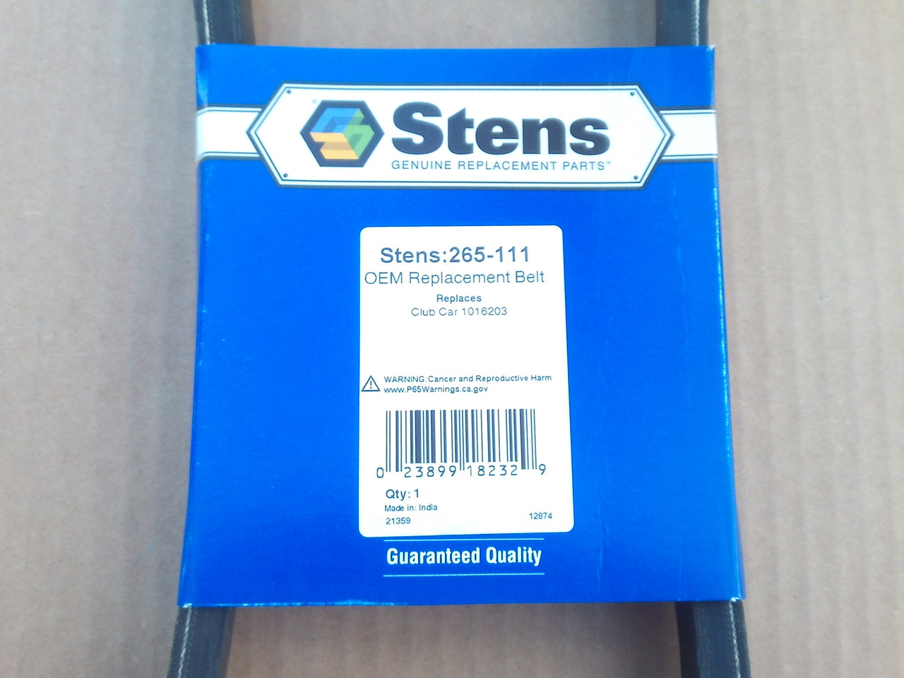 Stens Antriebsriemen 265-111 – Ersetzt Club Car 1016203, Länge 94 Cm, Breite 2,5 Cm