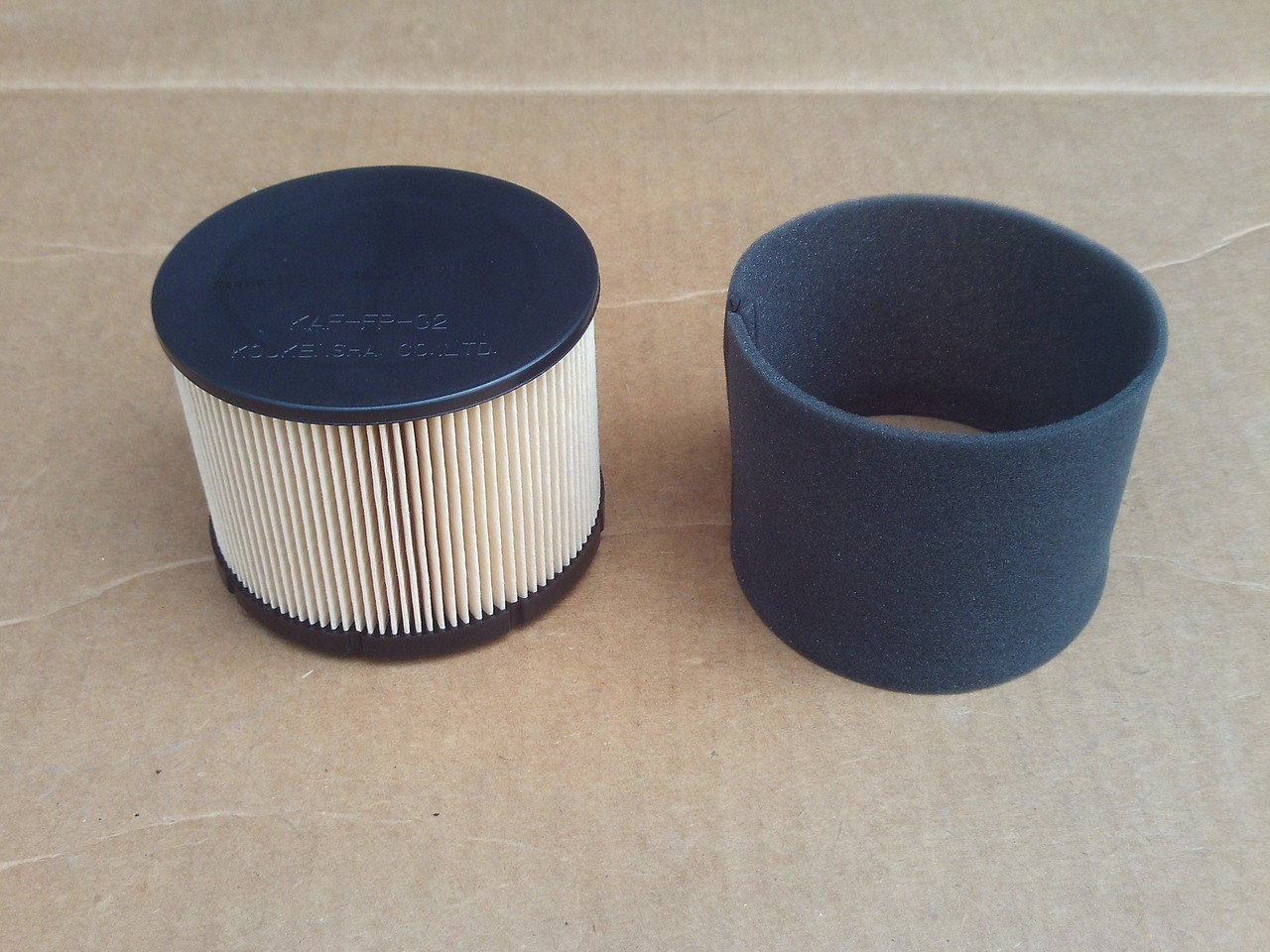 Air Filter for Kawasaki FJ180V 110290019 110290032 110297023 11029-0019 11029-0032 11029-7023 includes foam pre cleaner wrap