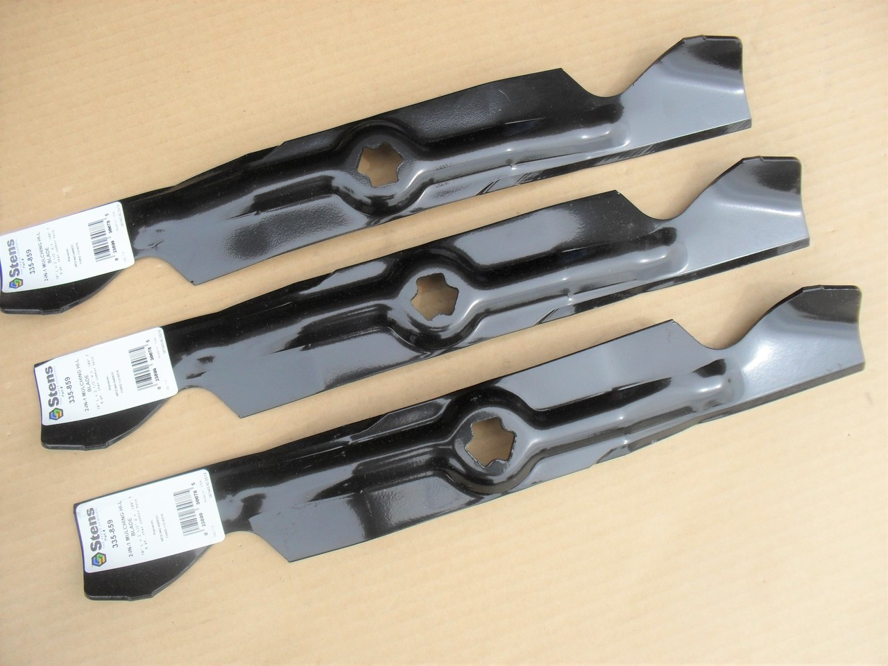Mulching Blades for Toro 50" Cut, GT2100, GT2200, LX500, SL500, 1120316, 112-0316 mulcher, Hi Lift, Made In USA
