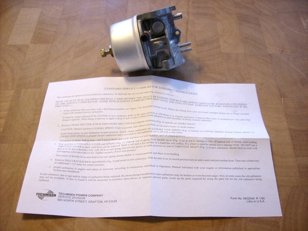 Carburetor for Tecumseh HS50 631953 631914 631704