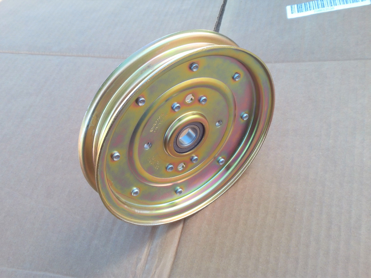 Deck Idler Pulley for Exmark Lazer Z Lazer XP 60" 72" Cut 1164667 1264667 1267685 1633109 633109 116-4667 126-4667 126-7685 1-633109 OD: 6-3/4" ID: 11/16" Height: 1-1/8"