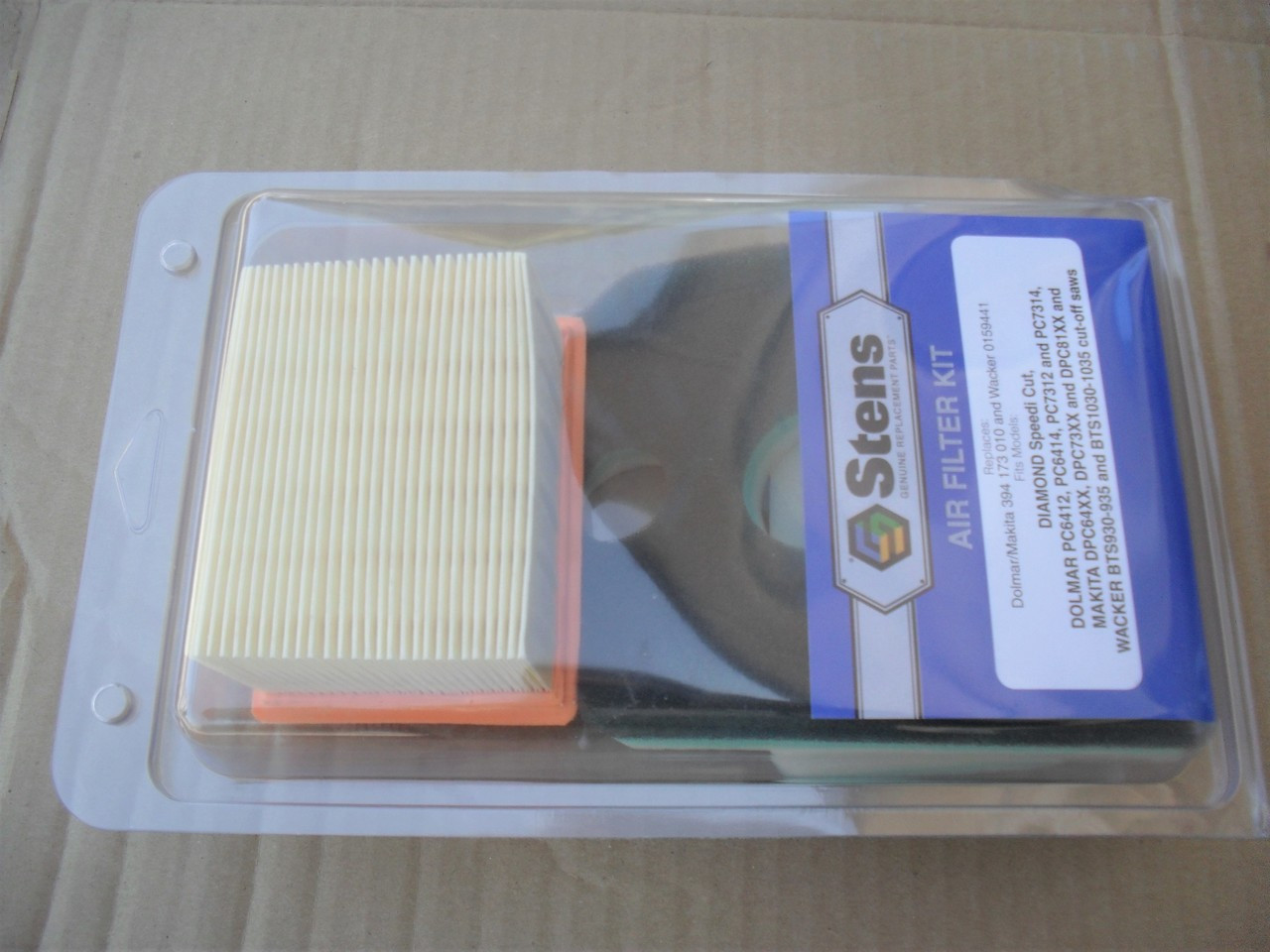 Air Filter Kit for Dolmar PC6412, PC6414, PC7312, PC7314 Cut Off Saw 394173010, 394 173 010 Includes Foam Pre Cleaner