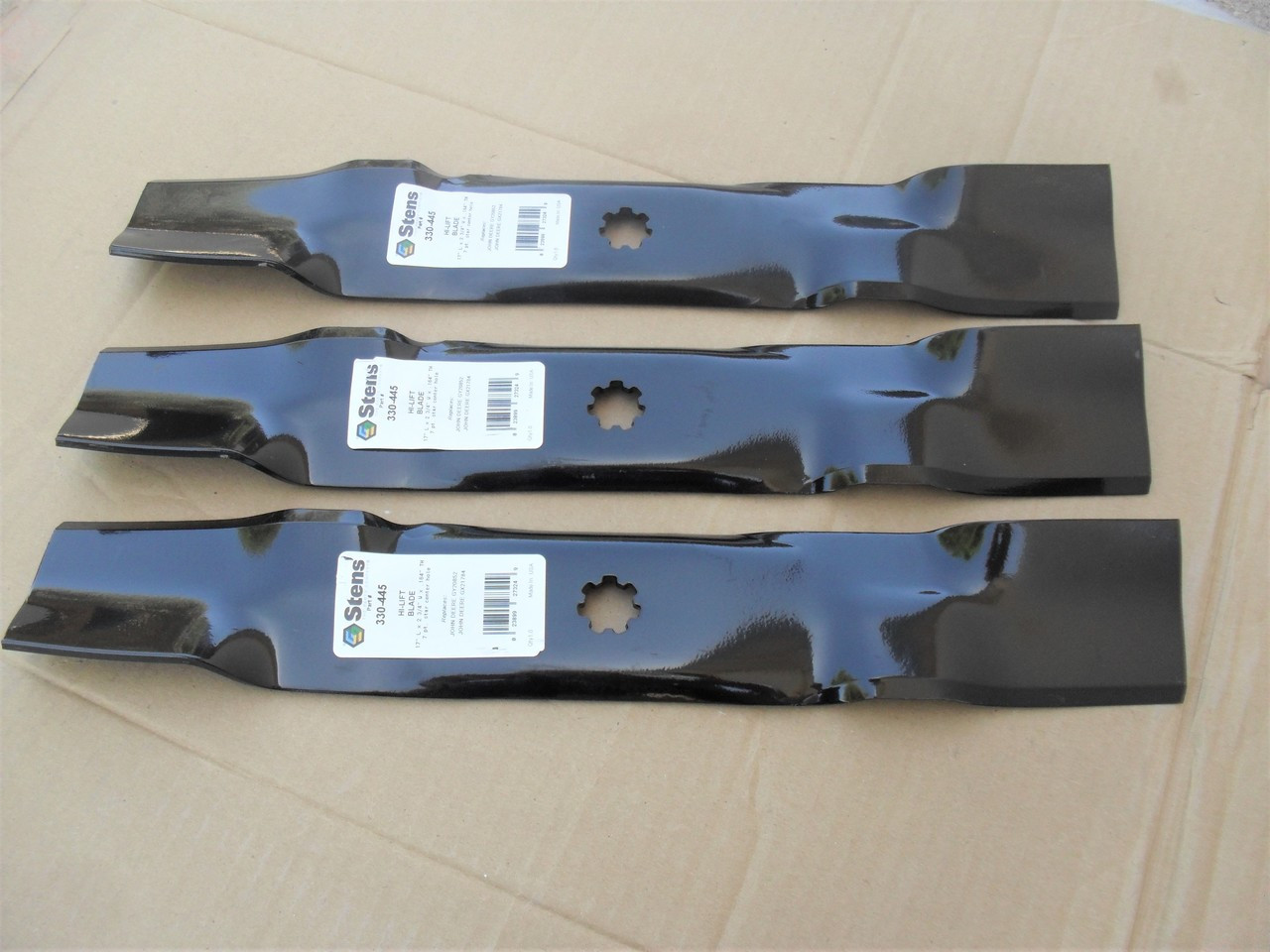 17" Mower Blades Fits John Deere 100 Series 48" GY20852 GX21784 AM137757 3