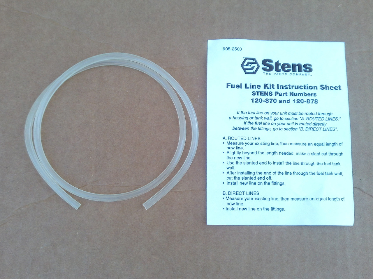 Fuel Line for Poulan 2300CVA 3700 Weedeater 530069216 530-069216 ID: 3/32" OD: 3/16" Color Clear Length: 25" string trimmer leaf blower