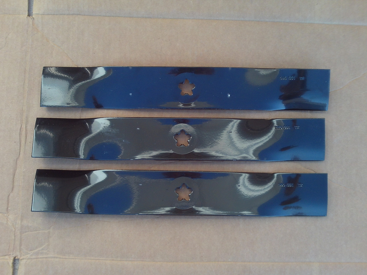 Mulching Blades for AYP, Craftsman 48" Cut 173921, 532173921, 917532173921, 954633781 Set of 3 Made In USA, mulcher