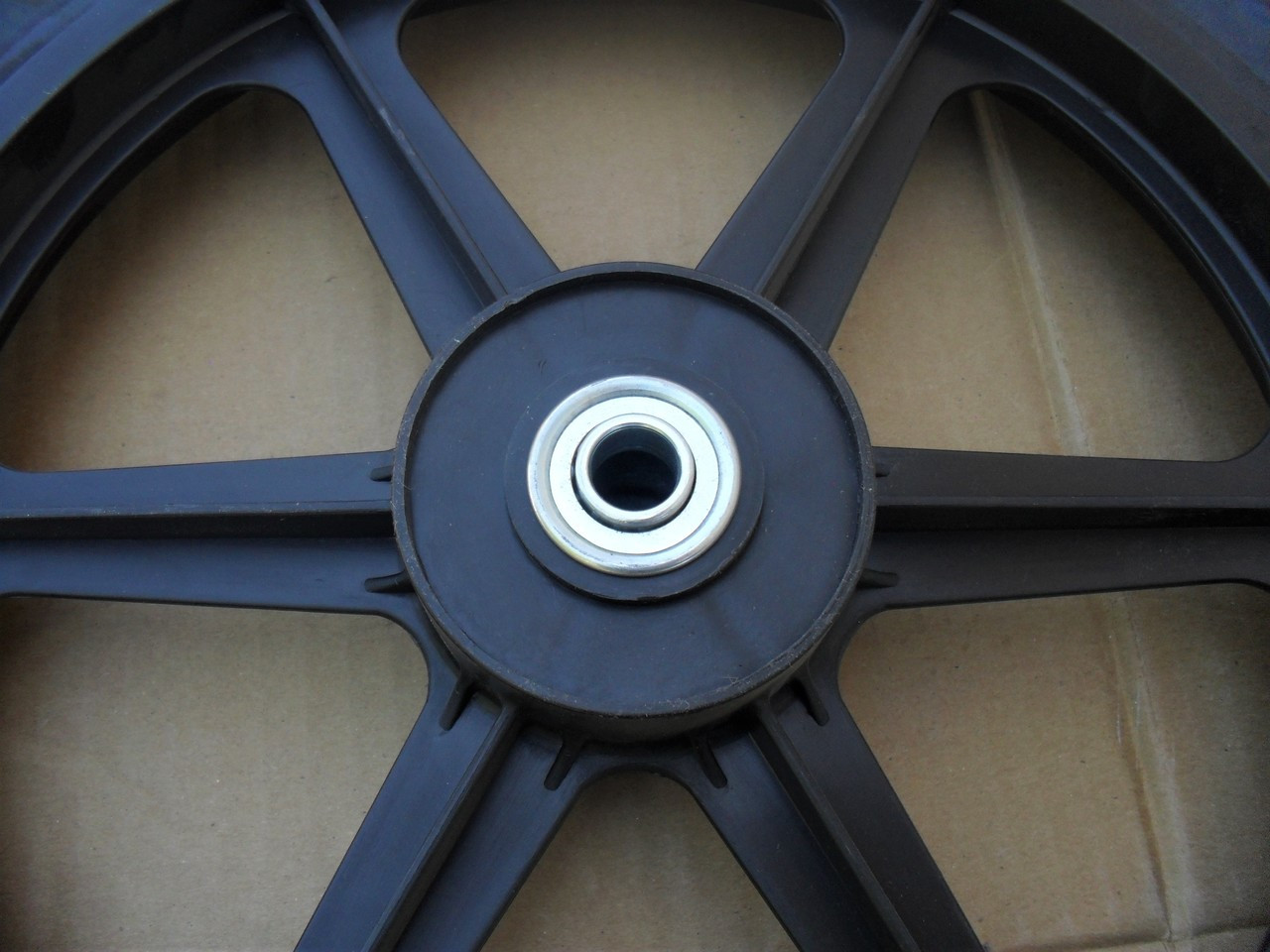 Wheel for Cub Cadet MTD Troy Bilt 734-1860 734-1860A 734-1871 Includes Center Hole Bearing 14" tall x 1-3/4 wide