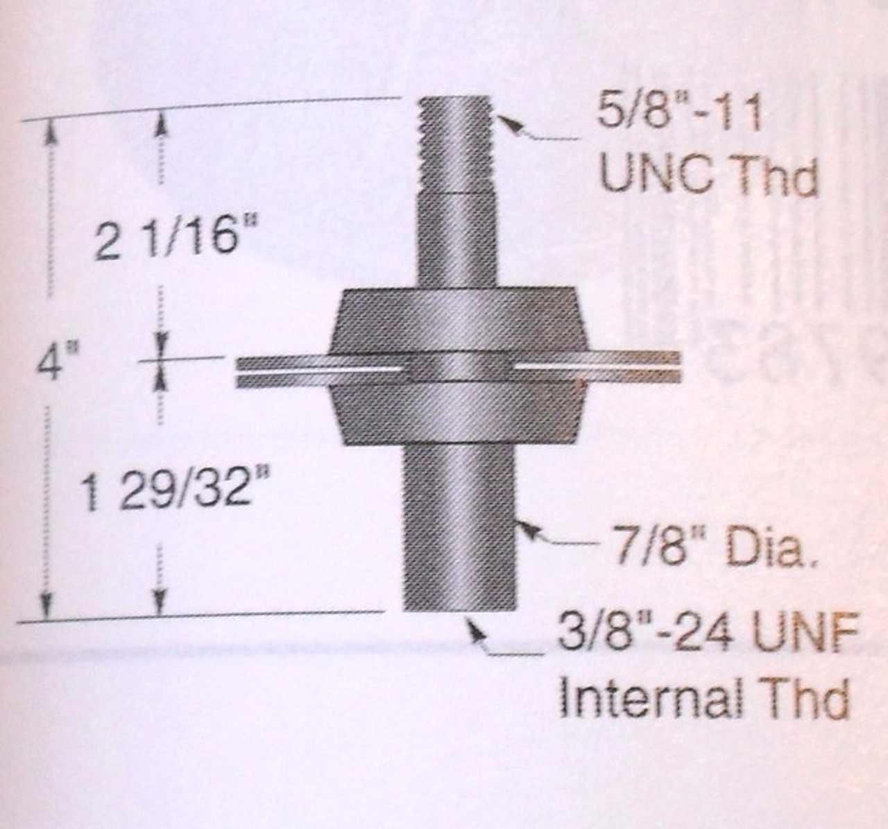 Deck Spindle for MTD 38" Cut 09321