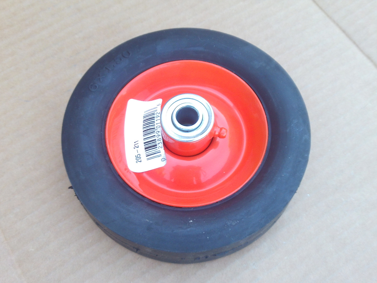 Wheel for Lawn Boy 678513, 681979 Lawnboy Commercial mower includes grease fitting 6" Tall x 1-1/2" Wide