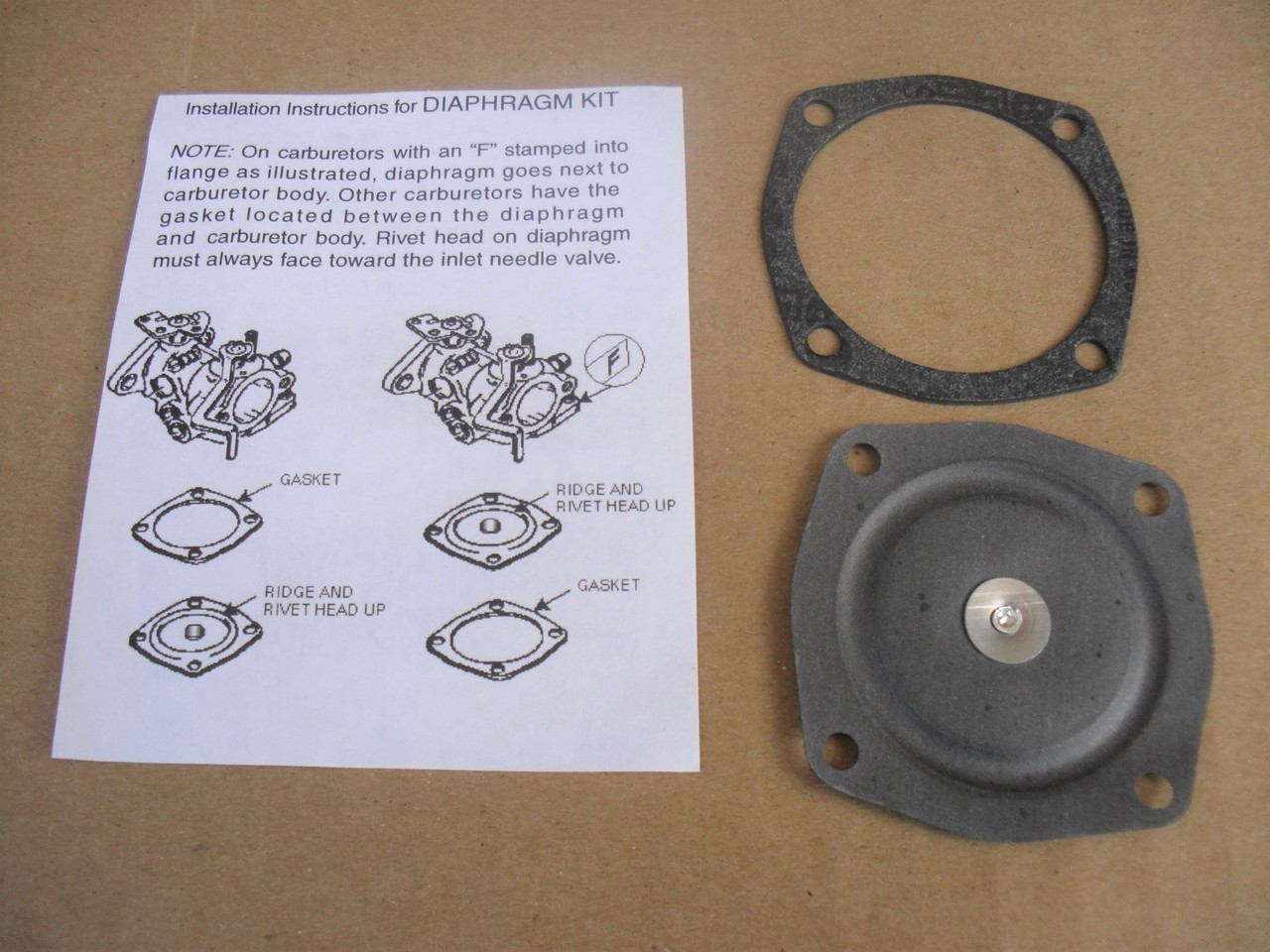 Carburetor Diaphragm Rebuild Kit For Tecumseh Av520 H30 Lav40 1400 1500 Jiffy Ice Auger Lawn Edger 630978 631069 Made In Usa