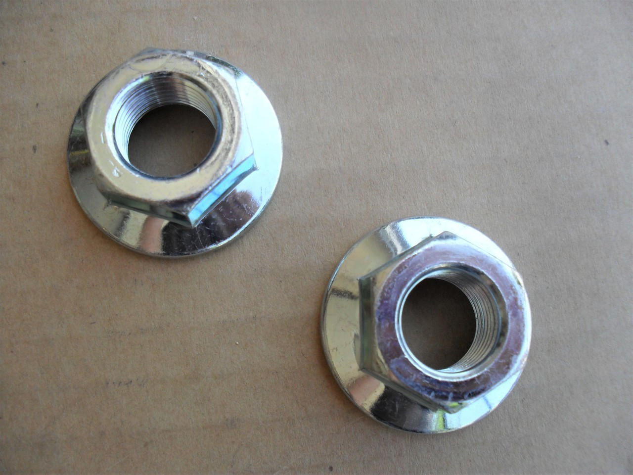 Deck Spindle Nut for Cub Cadet GT1054 GT1554 GTX1054 LGT1054 LGTX1050 RZT42 SLTX1054 712-0417A 753-05549 Set of 2 Blade and Pulley Nuts
