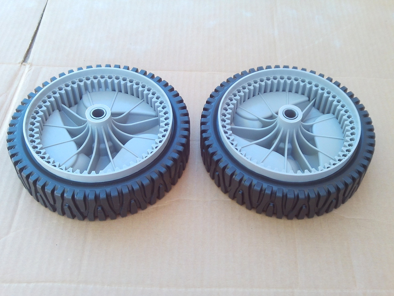 Drive Wheels for AYP 194231X460 Wheel Set of 2 Self Propelled, Height 8" Width 1-3/4" Bore Size 1/2" Teeth on gear 53