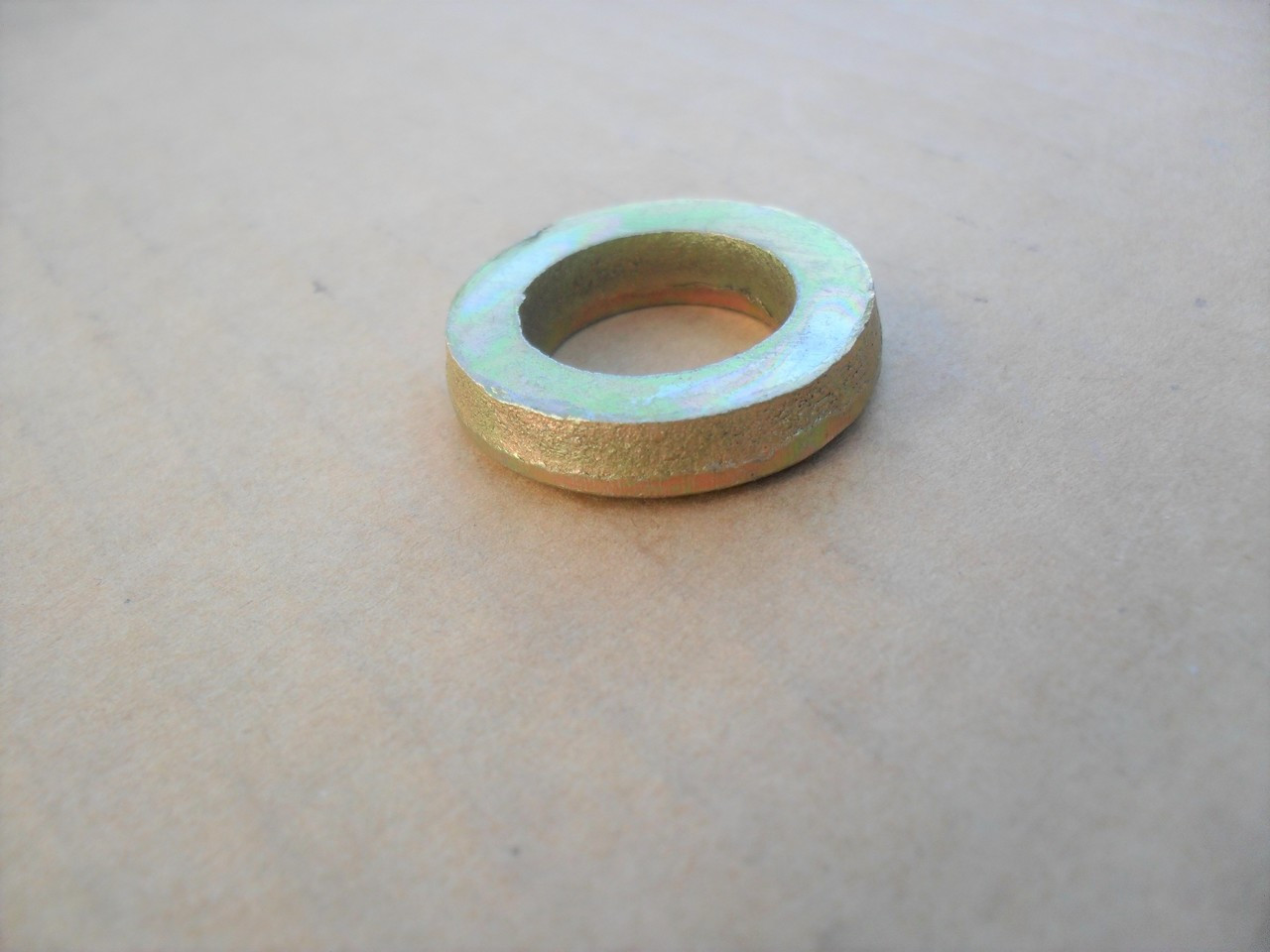 Round Blade Spacer for Exmark Caster Yoke Deck Blade Adjustment 1303164 1323539 1-303164 1-323539 ID: 5/8 " x OD: 1 " x Thickness 1/4 "