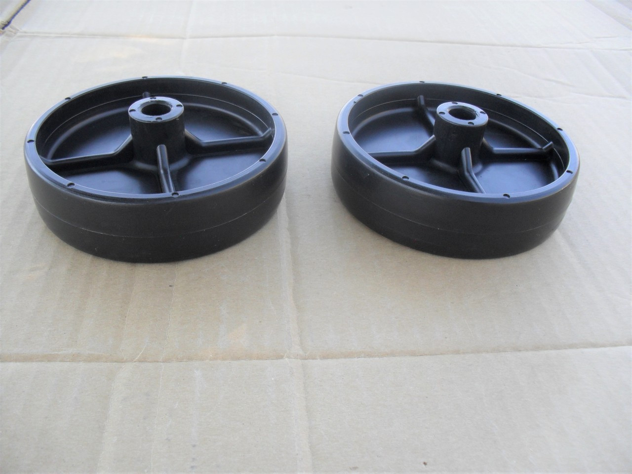 Deck Wheels for Craftsman SPM209370317 Wheel set of 2 Size: 5" x 1-3/8" Bore Size: 1/2"