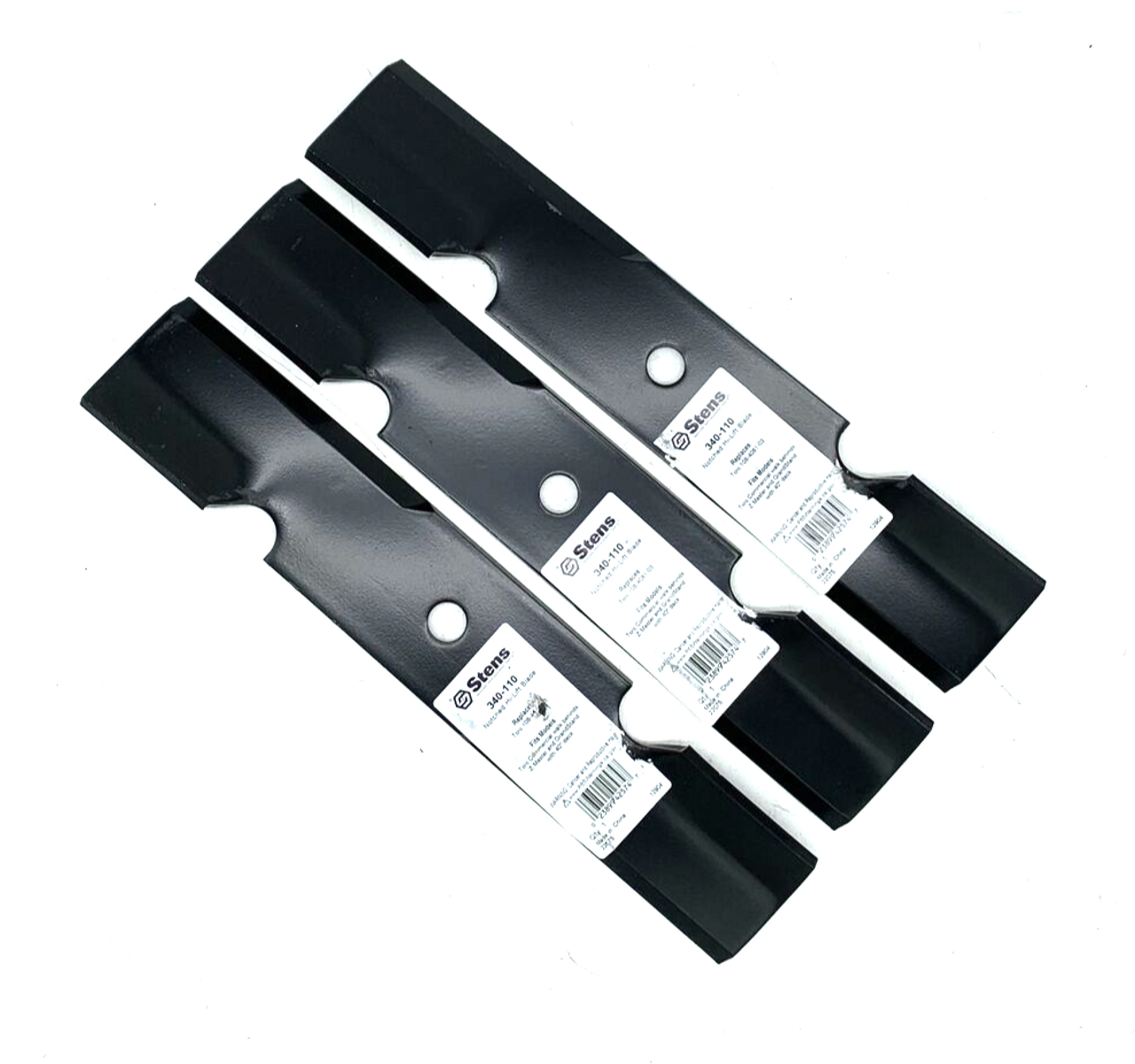 Blades for Toro Z Master, Grandstand 40" Cut 108408103, 108-4081-03 Blade Set of 3 Hi Lift, Commercial walk behinds