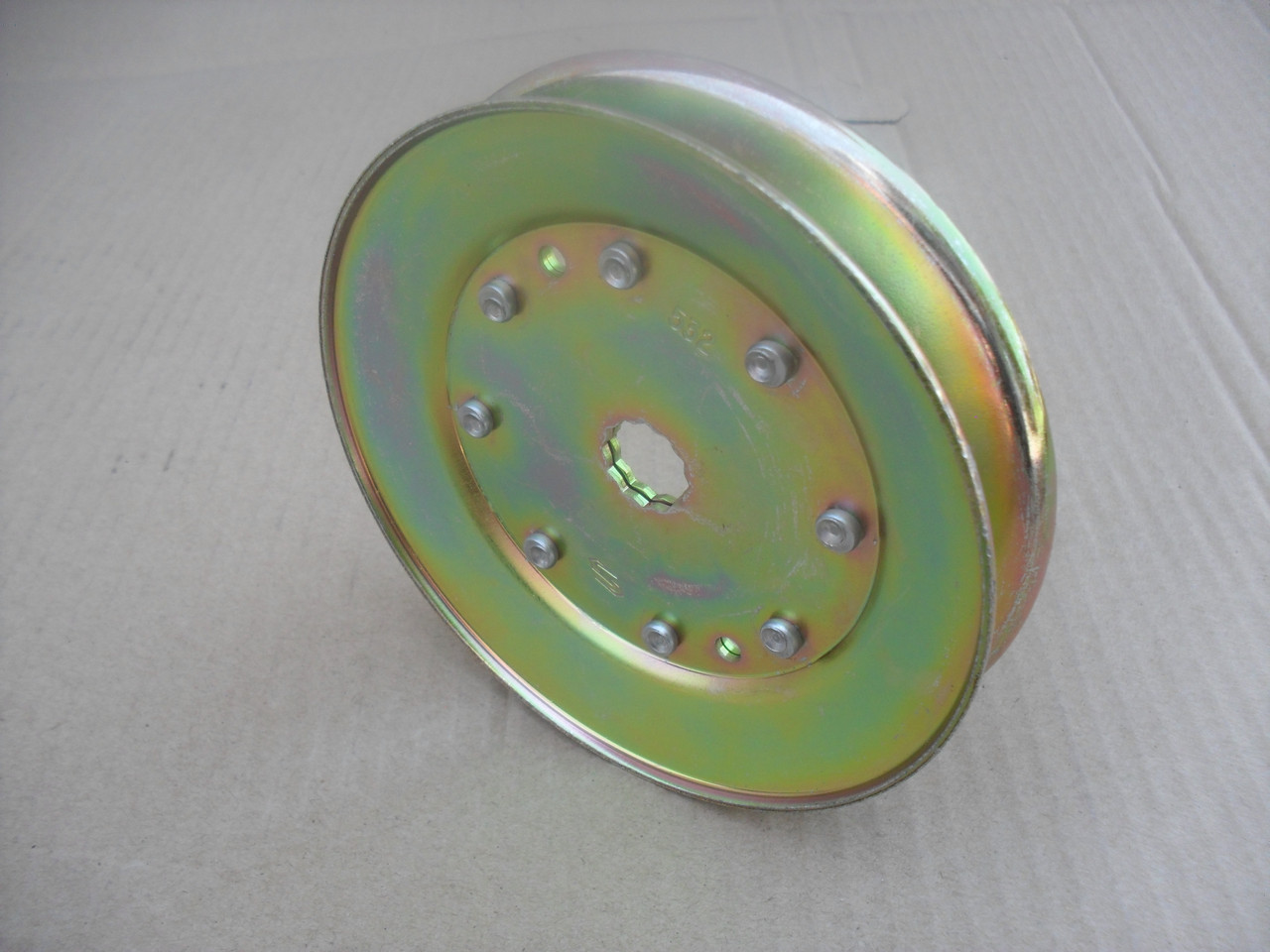 Deck Spindle Pulley for Husqvarna GTH2448T, GTH2454T, GTH2648, MZ48, YTH2448T, YTH2454T, 532129206, 532153532, 532173435 OD: 4-7/8"